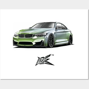 bmw f82 m4 Posters and Art